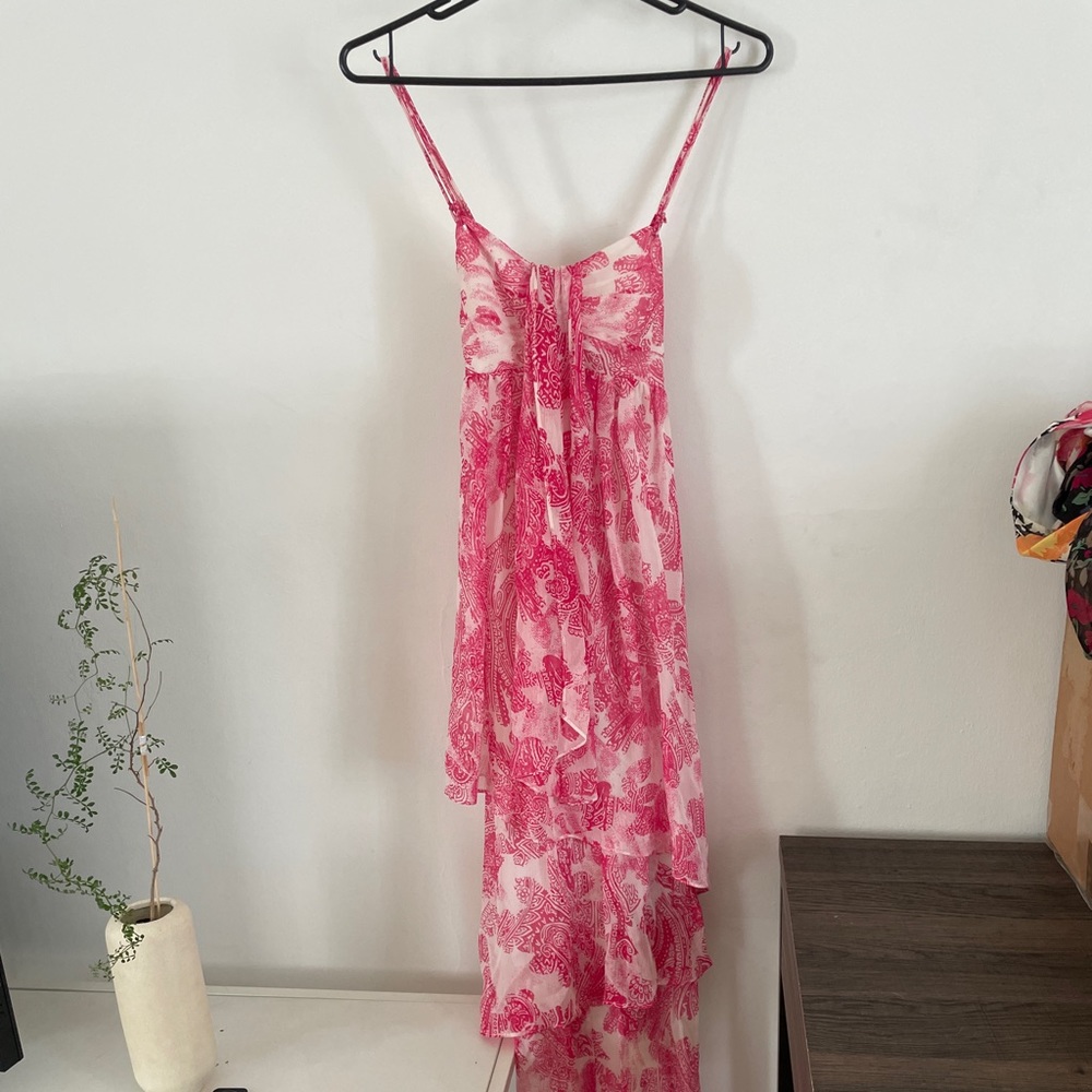 Maxi dress with cross back